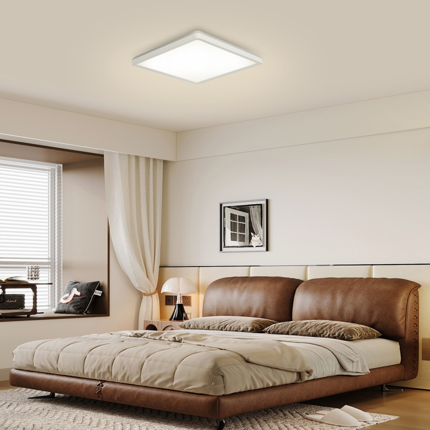 Brilagi - Світлодіодний стельовий світильник для ванної кімнати ULTRA SLIM LED/24W/230V 42x42 см білий IP54