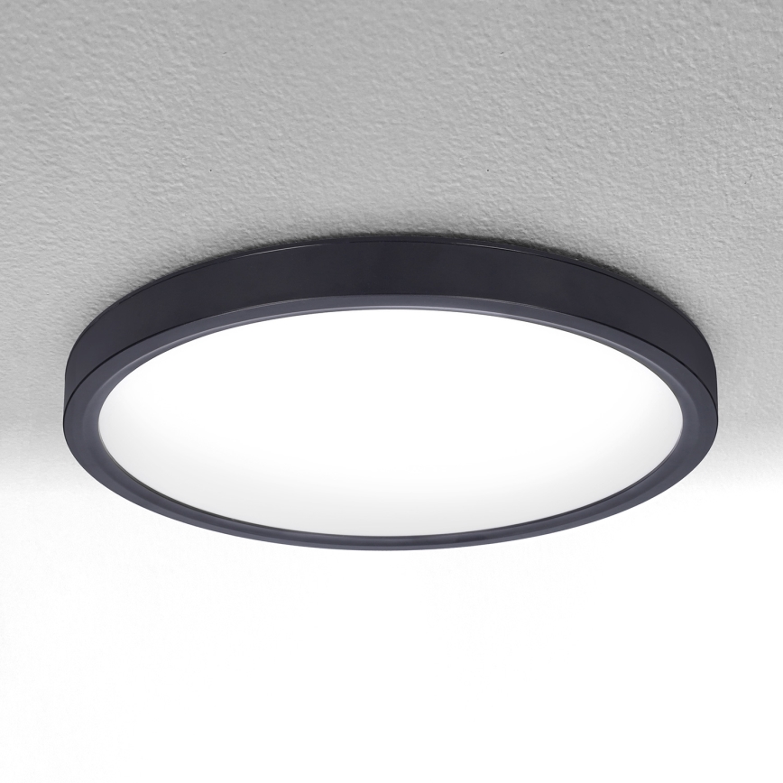 Brilagi - Світлодіодний стельовий світильник з регулюванням яскравості ESTELA LED/36W/230V 3000-6500K ø 30 см чорний + пульт дистанційного керування
