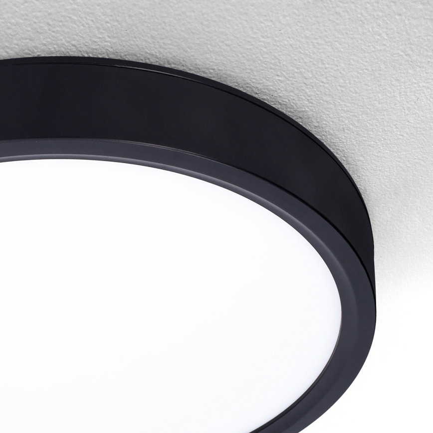 Brilagi - Світлодіодний стельовий світильник з регулюванням яскравості ESTELA LED/36W/230V 3000-6500K ø 30 см чорний + пульт дистанційного керування
