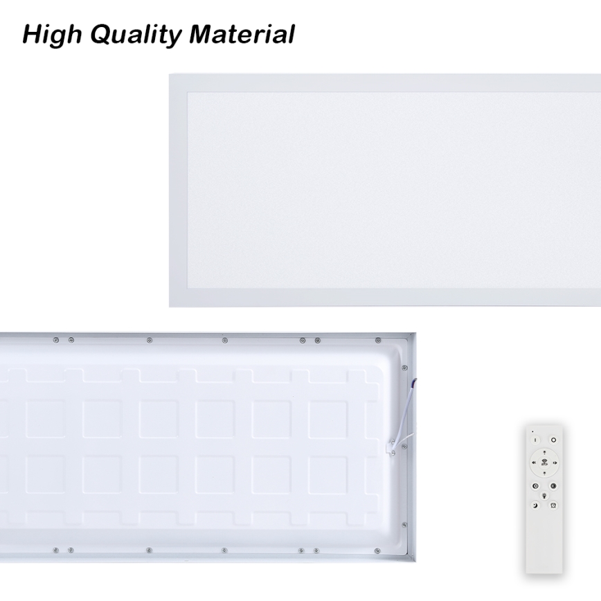 Brilagi - Стельовий LED світильник для ванної з регулюванням яскравості FRAME SMART LED/30W/230V 30x60 cm 3000-6000K IP44 білий + пульт дистанційного керування