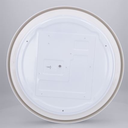 Брілагі - стельовий світлодіодний світильник з регульованою яскравістю МАТТЕО, 48 Вт/230 В, 3000–6500 К, діаметр 41 см, колір тауп + пульт дистанційного керування