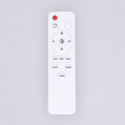 Брілагі - стельовий світлодіодний світильник з регульованою яскравістю МАТТЕО, 48 Вт/230 В, 3000–6500 К, діаметр 41 см, колір тауп + пульт дистанційного керування