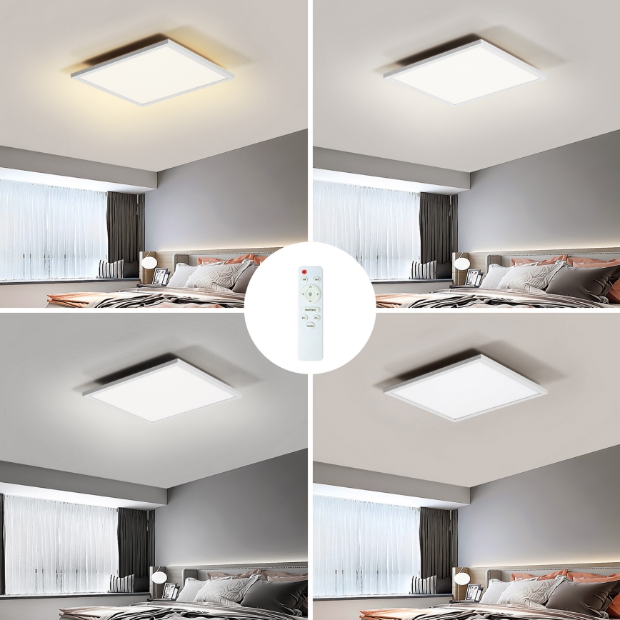 Brilagi - Світлодіодний стельовий світильник з регулюванням яскравості SLIMFRAME LED/25W/230V 30x30 cm 3000-6000K білий + пульт дистанційного керування