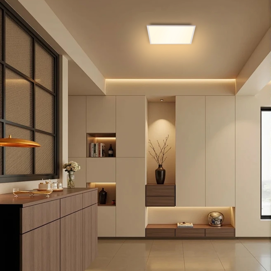 Brilagi - Світлодіодний стельовий світильник з регулюванням яскравості SLIMFRAME LED/25W/230V 30x30 cm 3000-6000K білий + пульт дистанційного керування