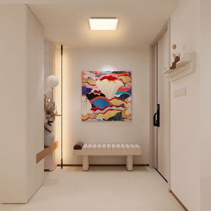 Brilagi - Світлодіодний стельовий світильник з регулюванням яскравості SLIMFRAME LED/25W/230V 30x30 cm 3000-6000K білий + пульт дистанційного керування