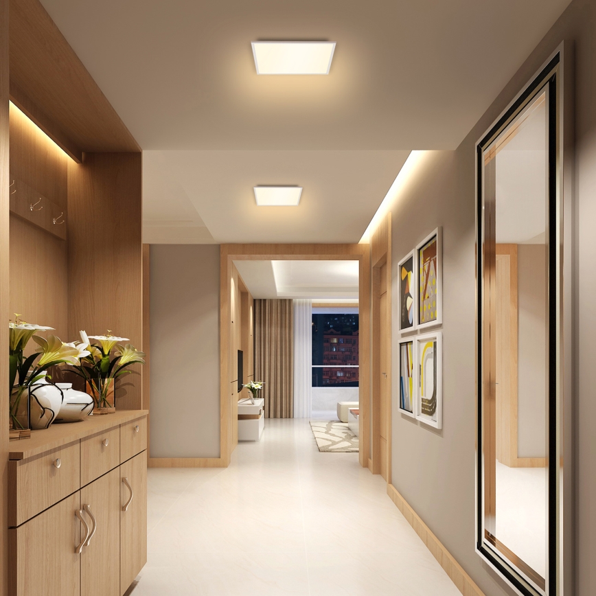 Brilagi - Світлодіодний стельовий світильник з регулюванням яскравості SLIMFRAME LED/25W/230V 30x30 cm 3000-6000K білий + пульт дистанційного керування