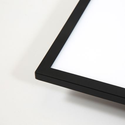 Brilagi - Світлодіодний стельовий світильник з регулюванням яскравості SLIMFRAME LED/25W/230V 30x30 cm 3000-6000K чорний + пульт дистанційного керування