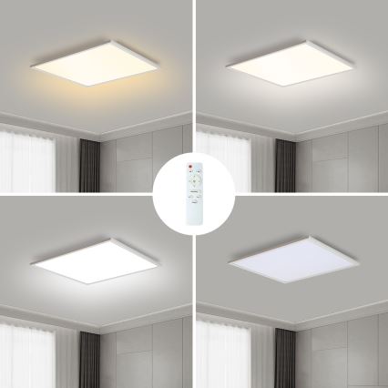 Brilagi - Світлодіодний стельовий світильник з регулюванням яскравості SLIMFRAME LED/36W/230V 45x45 см 3000-6000K білий + пульт дистанційного керування