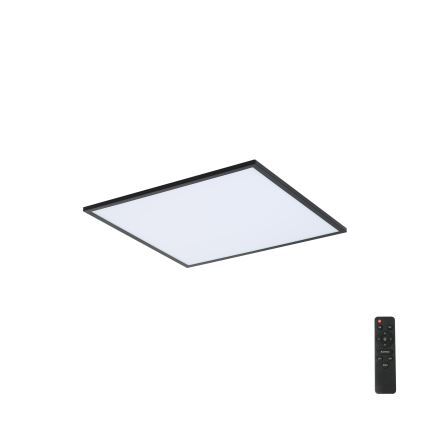Brilagi - Світлодіодний стельовий світильник з регулюванням яскравості SLIMFRAME LED/36W/230V 45x45 см 3000-6000K чорний + пульт дистанційного керування