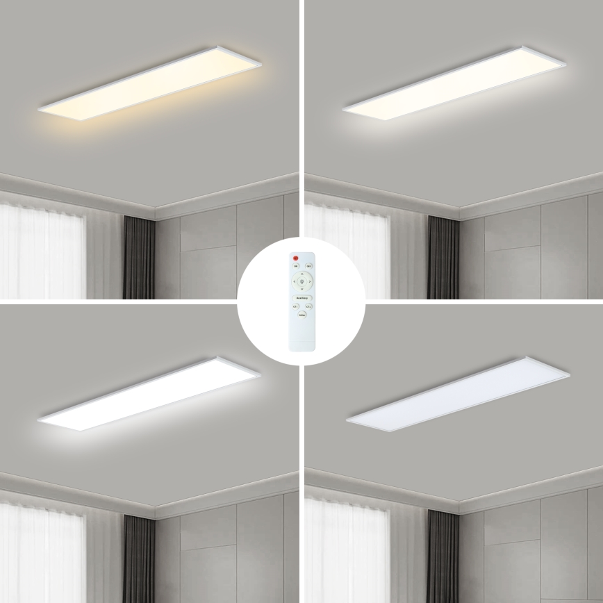 Brilagi - Світлодіодний стельовий світильник з регулюванням яскравості SLIMFRAME LED/58W/230V 120x30 см 3000-6000K білий + пульт дистанційного керування