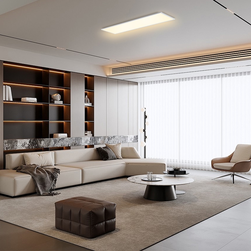 Brilagi - Світлодіодний стельовий світильник з регулюванням яскравості SLIMFRAME LED/58W/230V 120x30 см 3000-6000K білий + пульт дистанційного керування