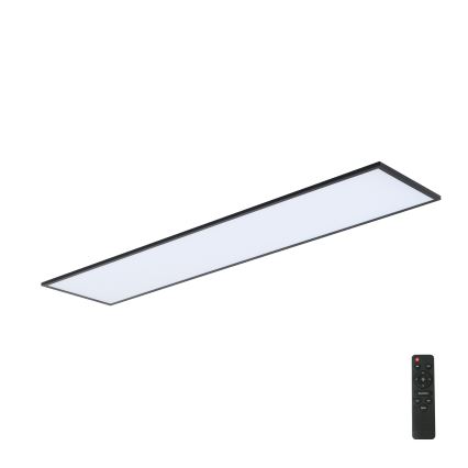 Brilagi - Світлодіодний стельовий світильник з регулюванням яскравості SLIMFRAME LED/58W/230V 120x30 см 3000-6000K чорний + пульт дистанційного керування