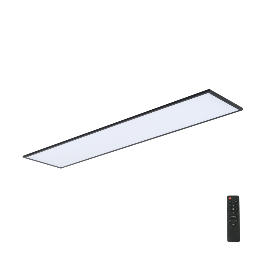 Brilagi - Світлодіодний стельовий світильник з регулюванням яскравості SLIMFRAME LED/58W/230V 120x30 см 3000-6000K чорний + пульт дистанційного керування
