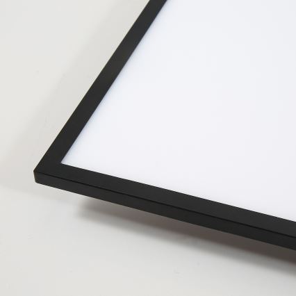Brilagi - Світлодіодний стельовий світильник з регулюванням яскравості SLIMFRAME LED/58W/230V 60x60 см 3000-6000K чорний + пульт дистанційного керування