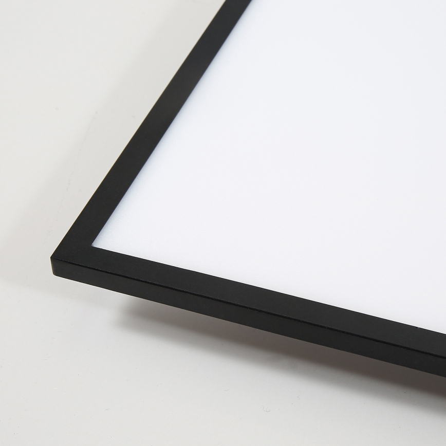 Brilagi - Світлодіодний стельовий світильник з регулюванням яскравості SLIMFRAME LED/58W/230V 60x60 см 3000-6000K чорний + пульт дистанційного керування