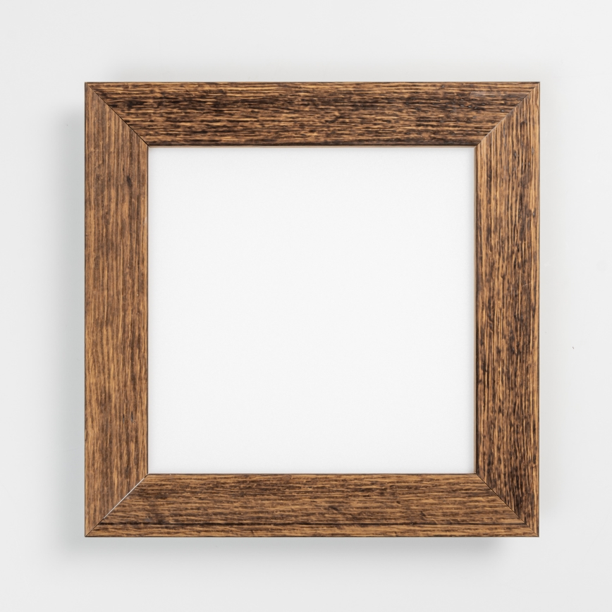 Brilagi - Світлодіодний стельовий світильник з регулюванням яскравості SLIMFRAME WOOD LED/25W/230V 34x34 см 3000-6000K коричневий + пульт дистанційного керування