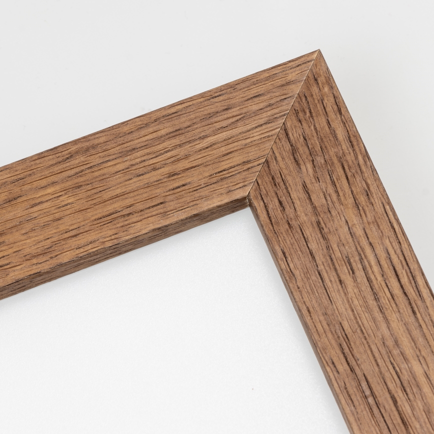 Brilagi - Світлодіодний стельовий світильник з регулюванням яскравості SLIMFRAME WOOD LED/36W/230V 49,5x49,5 см 3000-6000K темно-коричневий + пульт дистанційного керування