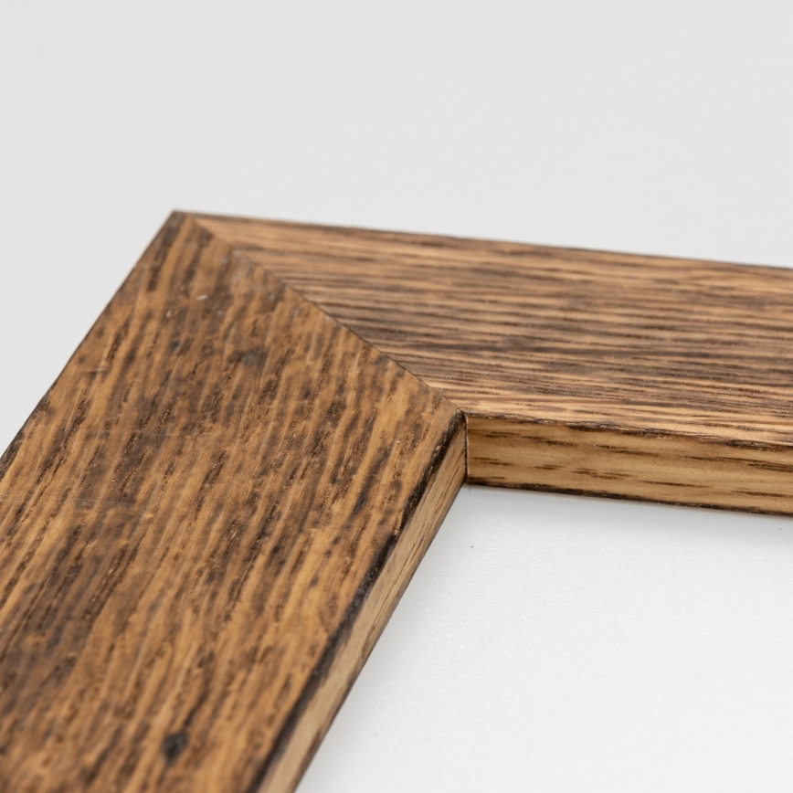 Brilagi - Світлодіодний стельовий світильник з регулюванням яскравості SLIMFRAME WOOD LED/36W/230V 49,5x49,5 см 3000-6000K коричневий + пульт дистанційного керування