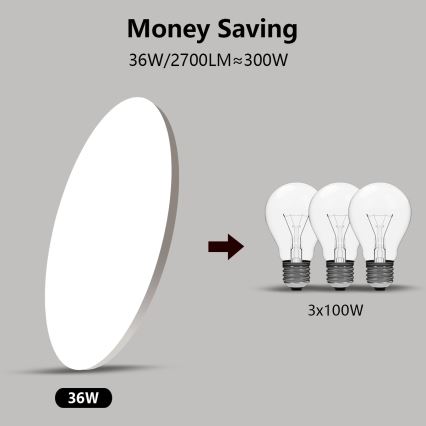 Brilagi - Світлодіодний світильник з регулюванням яскравості SMART STARS LED/36W/230V 2700-6500K Wi-Fi Tuya + дистанційне керування