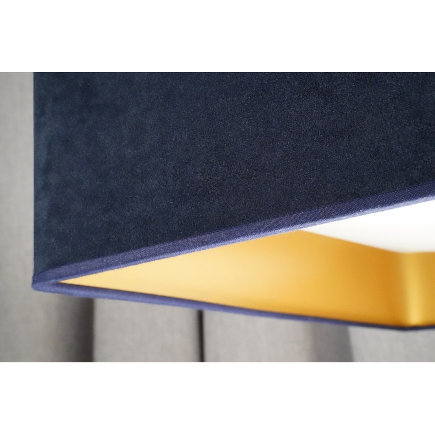 Brilagi - Світлодіодний стельовий світильник з регулюванням яскравості VELVET SQUARE LED/24W/230V 3000/4000/6500K + пульт дистанційного керування темно-синій