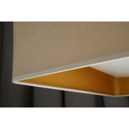 Brilagi - Світлодіодний стельовий світильник з регулюванням яскравості VELVET SQUARE LED/24W/230V 3000/4000/6500K + пульт дистанційного керування кремовий