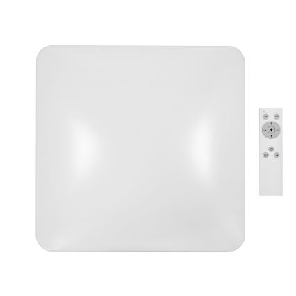 Brilagi - Світлодіодний стельовий світильник з регулюванням яскравості VELVET SQUARE LED/24W/230V 3000/4000/6500K + пульт дистанційного керування кремовий