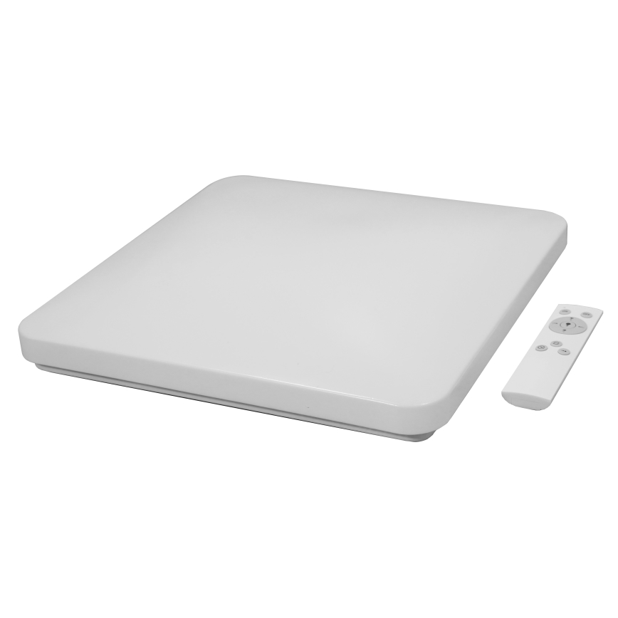Brilagi - Світлодіодний стельовий світильник з регулюванням яскравості VELVET SQUARE SMART LED/36W/230V 2700-6500K Wi-Fi Tuya + пульт дистанційного керування сірий