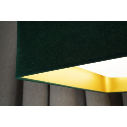 Brilagi - Світлодіодний стельовий світильник з регулюванням яскравості VELVET SQUARE SMART LED/36W/230V 2700-6500K Wi-Fi Tuya + пульт дистанційного керування зелений