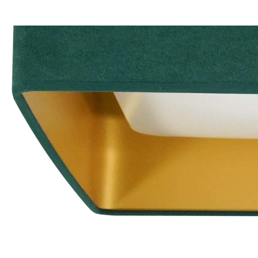 Brilagi - Світлодіодний стельовий світильник з регулюванням яскравості VELVET SQUARE SMART LED/36W/230V 2700-6500K Wi-Fi Tuya + пульт дистанційного керування зелений