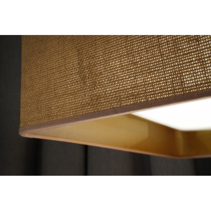 Brilagi - Світлодіодний стельовий світильник з регулюванням яскравості VELVET SQUARE SMART LED/36W/230V 2700-6500K Wi-Fi Tuya + пульт дистанційного керування коричневий