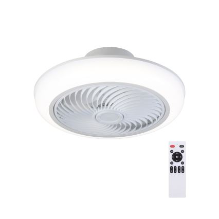 Brilagi - LED Стельовий світильник з вентилятором та регулюванням яскравості LED/30W/230V 3000-6500K білий + пульт дистанційного керування