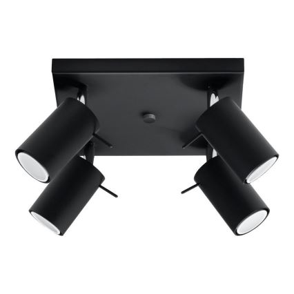 Brilagi -  Світлодіодний точковий світильник ASMUS 4xGU10/7W/230V чорний