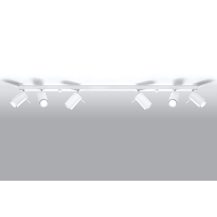 Brilagi -  Світлодіодний точковий світильник ASMUS 6xGU10/7W/230V білий