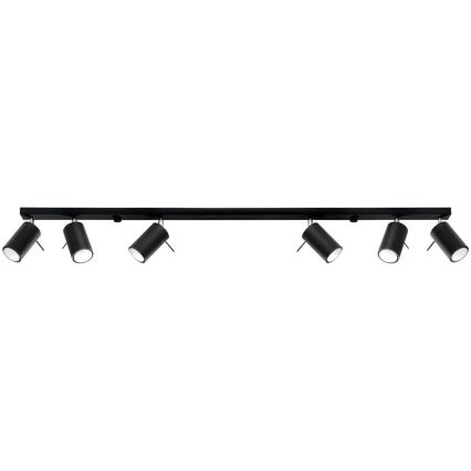 Brilagi -  Світлодіодний точковий світильник ASMUS 6xGU10/7W/230V чорний