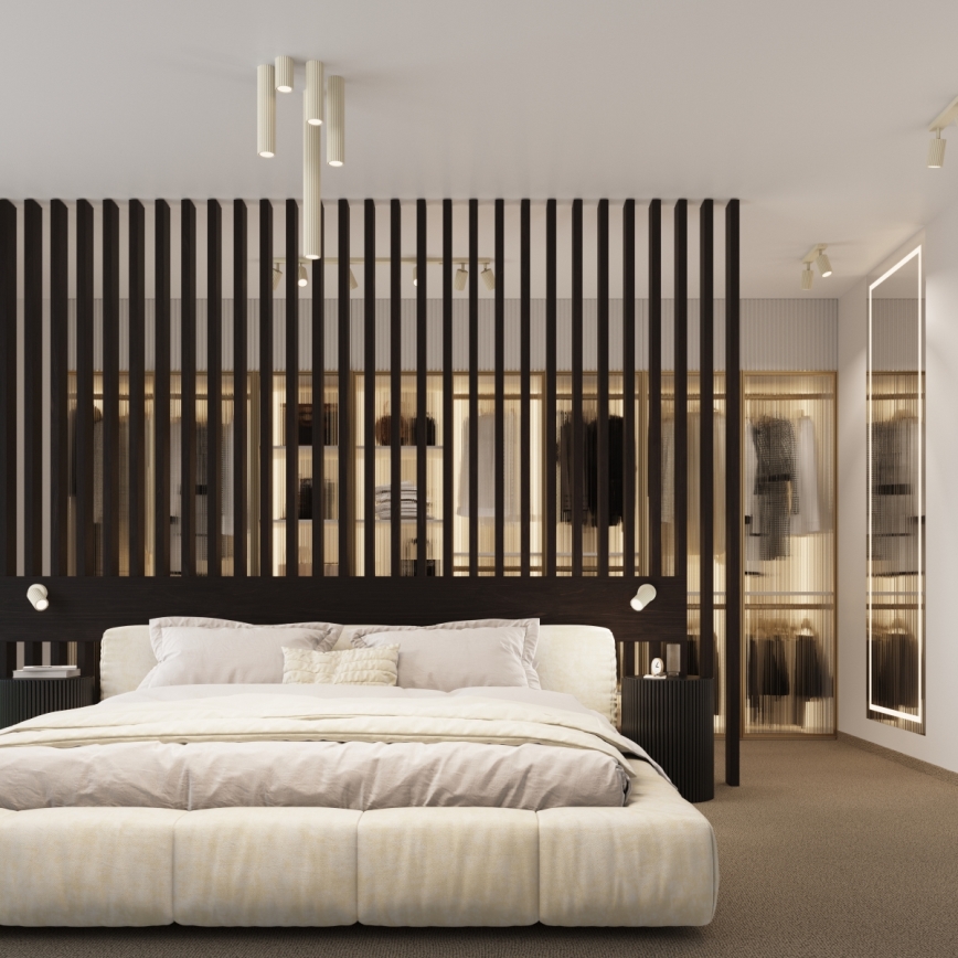 Brilagi - світлодіодний точковий світильник CRESTO 1×GU10/10 Вт/230 В 30 см кремовий