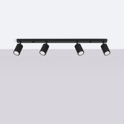 Brilagi - світлодіодний точковий світильник CRESTO 4xGU10/10W/230V чорний