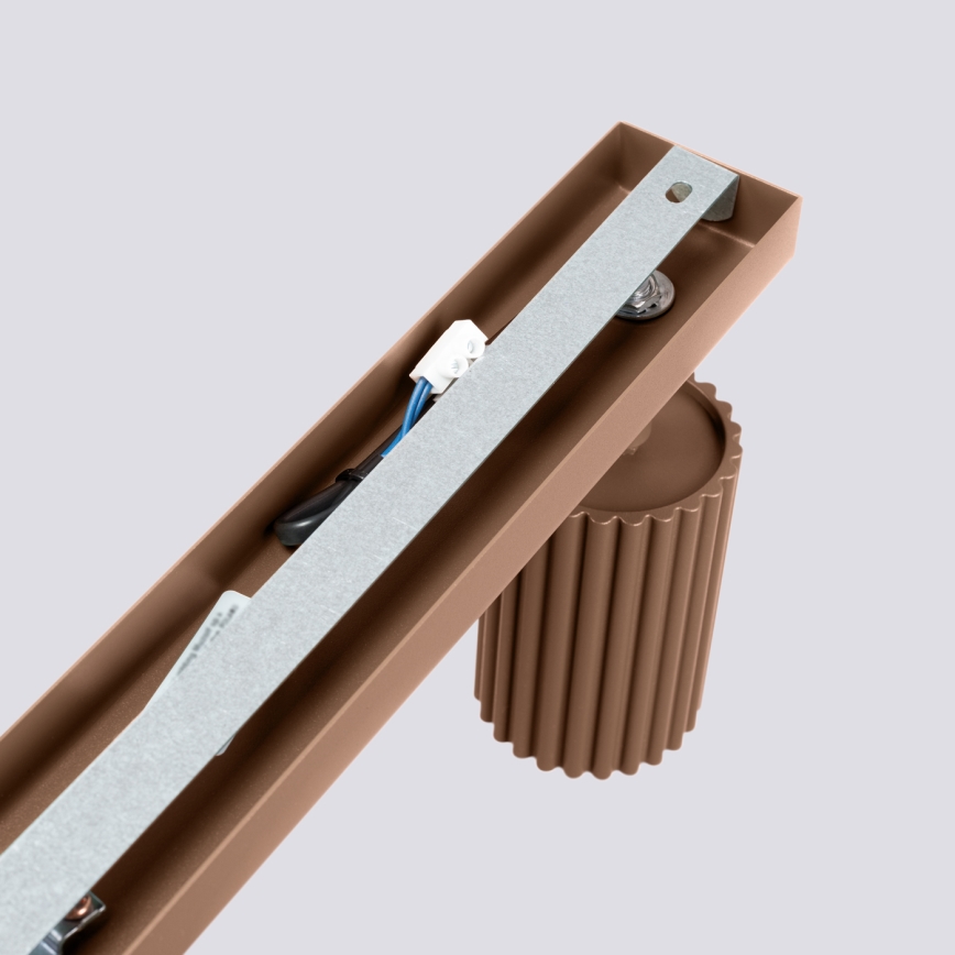 Brilagi - світлодіодний точковий світильник CRESTO 6×GU10/10 Вт/230 В коричневий