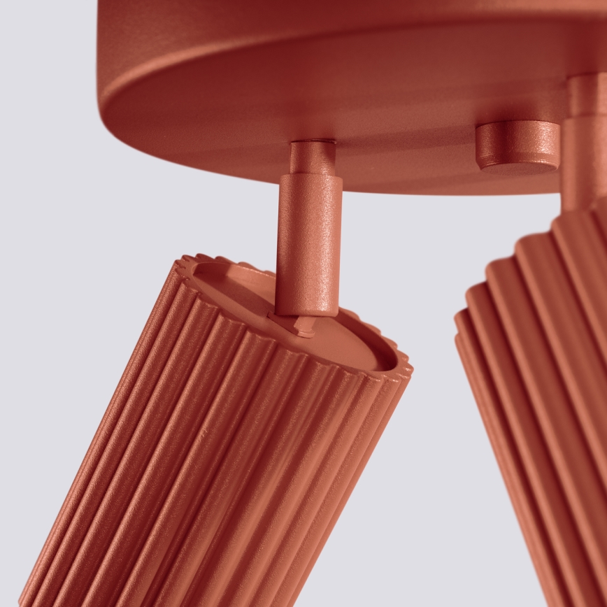 Брілагі - світлодіодний точковий світильник КРЕСТО 3xGU10/10W/230V червоний