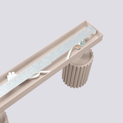 Брілагі - Світлодіодний точковий світильник КРЕСТО 4xGU10/10W/230V тауп