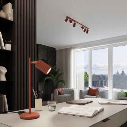 Брілагі - світлодіодний точковий світильник КРЕСТО 4×GU10/10Вт/230В червоний