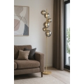Brilagi - Світлодіодний торшер MILLA 7xG9/3W/230V золотий/димчастий