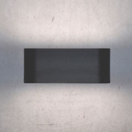 Brilagi - Вуличний світлодіодний настінний світильник BARI LED/7W/230V 3000/4000/6000K антрацит IP54