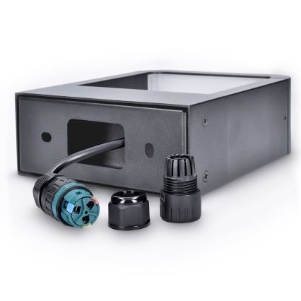 Brilagi - Вуличний світлодіодний настінний світильник BARI LED/7W/230V 3000/4000/6000K антрацит IP54