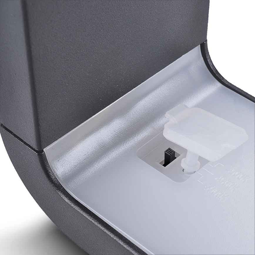 Brilagi - Вуличний світлодіодний настінний світильник BARI LED/7W/230V 3000/4000/6000K антрацит IP54