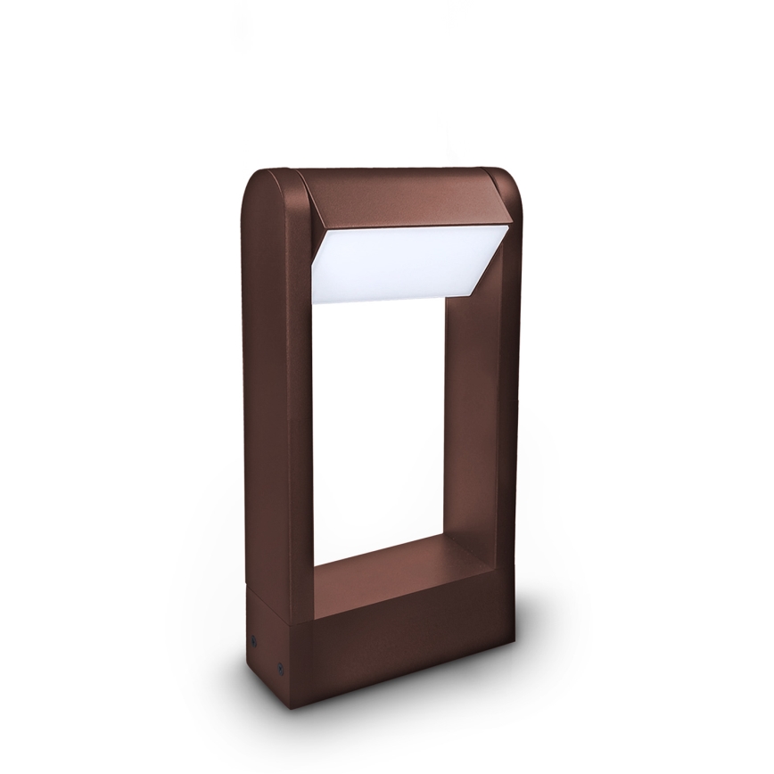 Брілагі - світлодіодний вуличний світильник КРОТОНЕ, 7 Вт/230 В, коричневий, IP54, 30 см