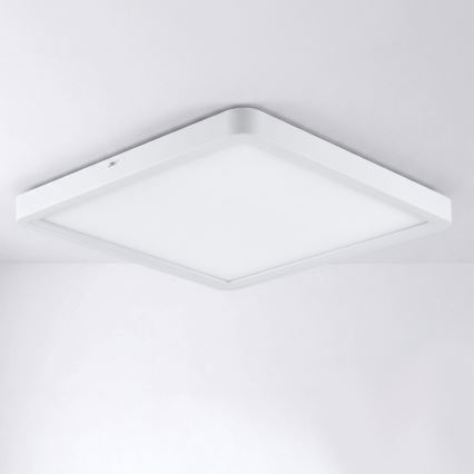 Brilagi - димований стельовий світильник ESTELA SQUARE LED/36Вт/230В 3000-6500К 31x31 см білий + пульт дистанційного керування