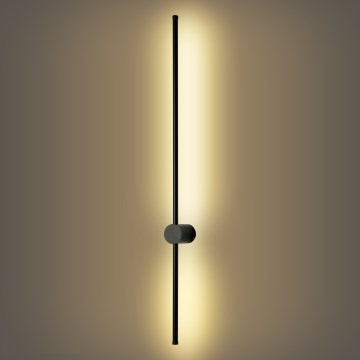 Brilagi - світлодіодний зовнішній настінний світильник AURA, 20 Вт, 230 В, 3000 К, IP54, 97 см, чорний, CRI 90