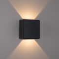 Brilagi - світлодіодний зовнішній настінний світильник DOUBLERAY LED/6W/230V чорний IP54
