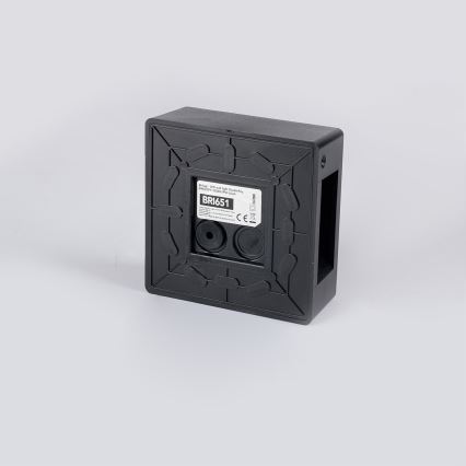 Brilagi - світлодіодний зовнішній настінний світильник DOUBLERAY LED/6W/230V чорний IP54