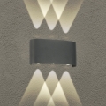 Brilagi - світлодіодний зовнішній настінний світильник FLAREBOX LED/6W/230V антрацит IP65